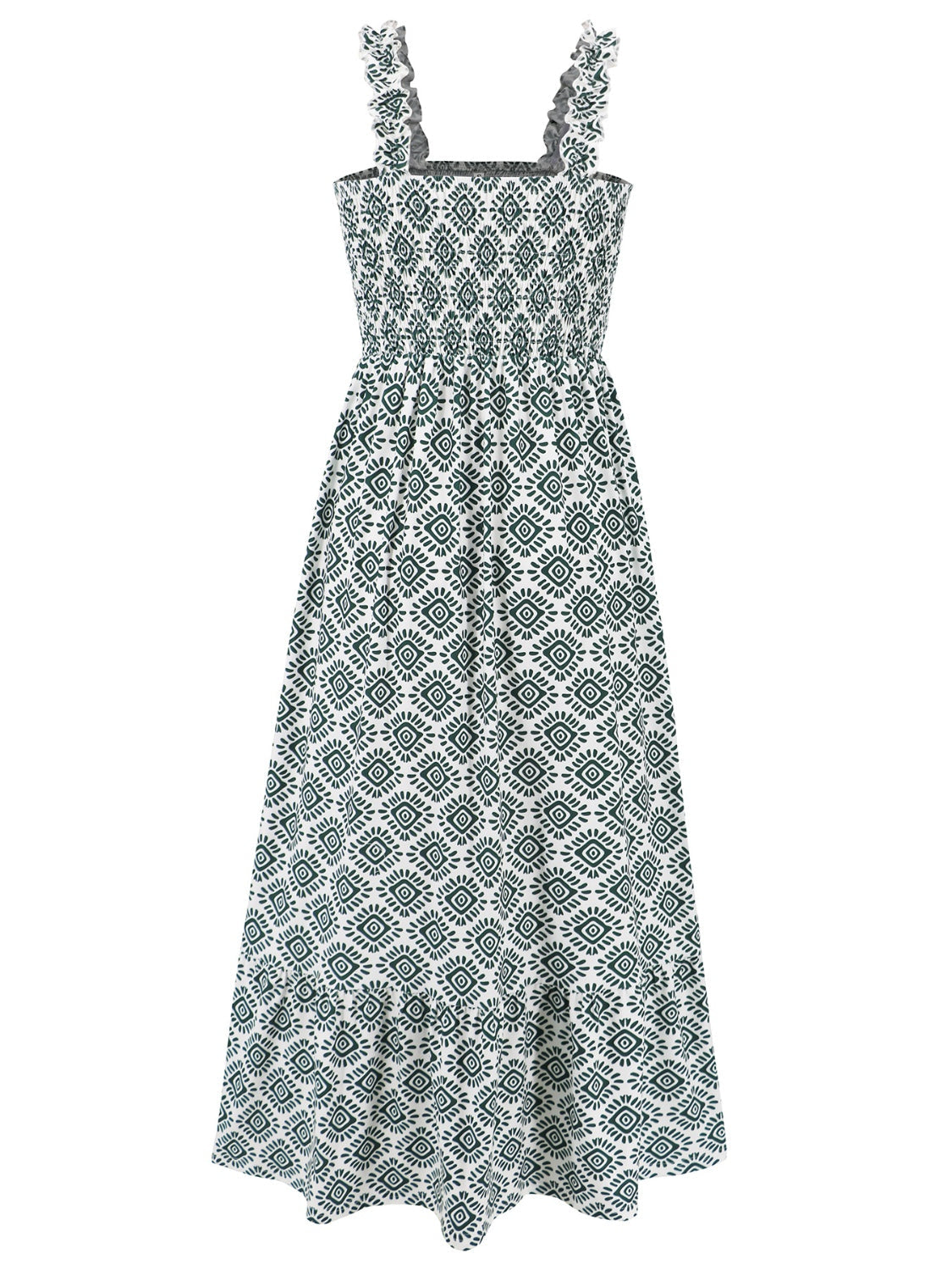 SUNNY DAYS – Smocked Ärmelloses Sommerkleid für Damen