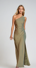 AVERY – Sexy Maxikleid mit V-Ausschnitt und Schlitz