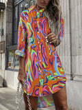 Buntes Hemd Ava | Psychedelisches Muster für mutige Fashionistas