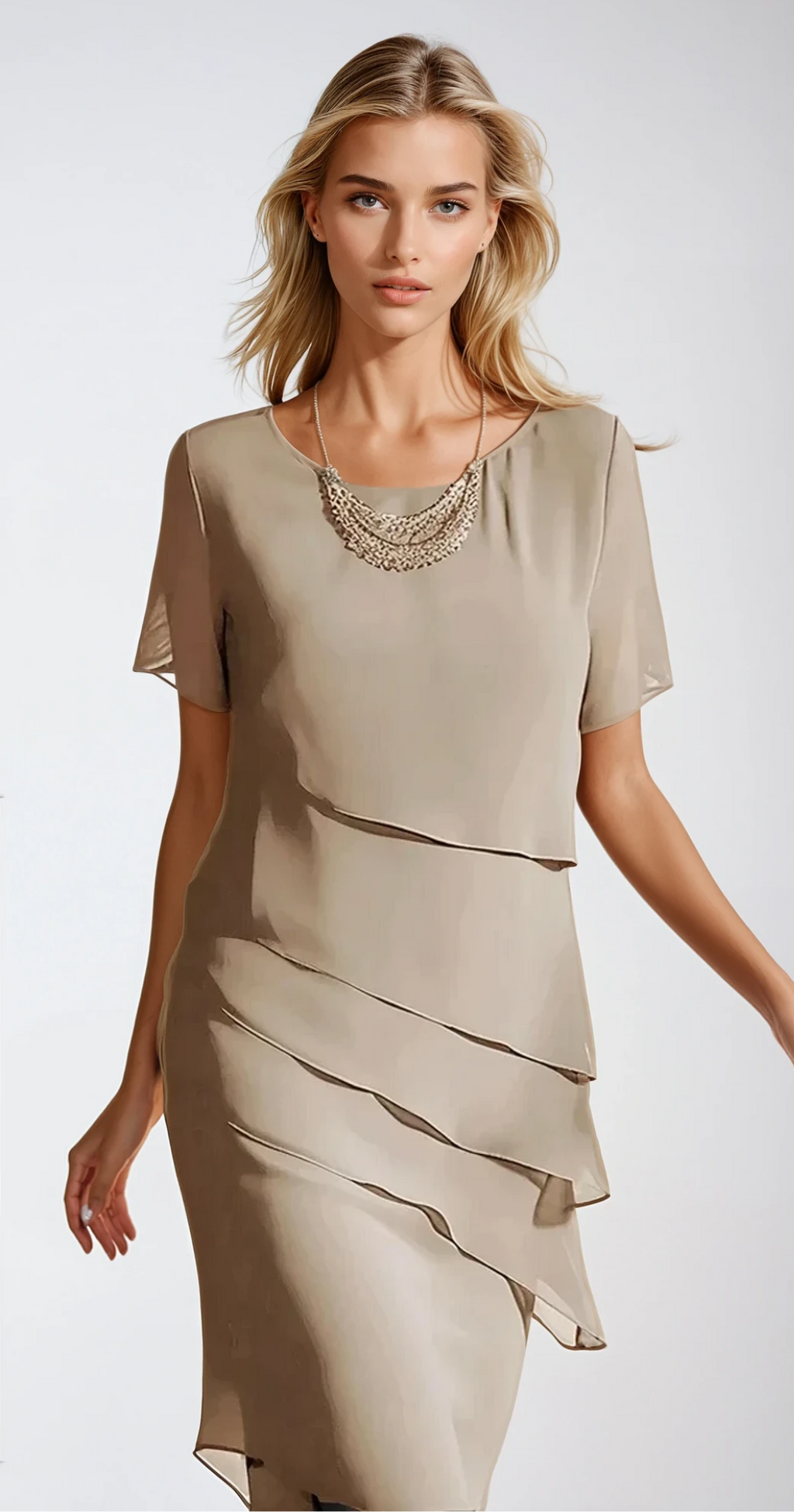 TESS – Chiffonkleid mit Eleganz und Komfort