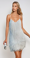 GIA – Stilvolles Midi-Kleid mit V-Ausschnitt und Gürtel