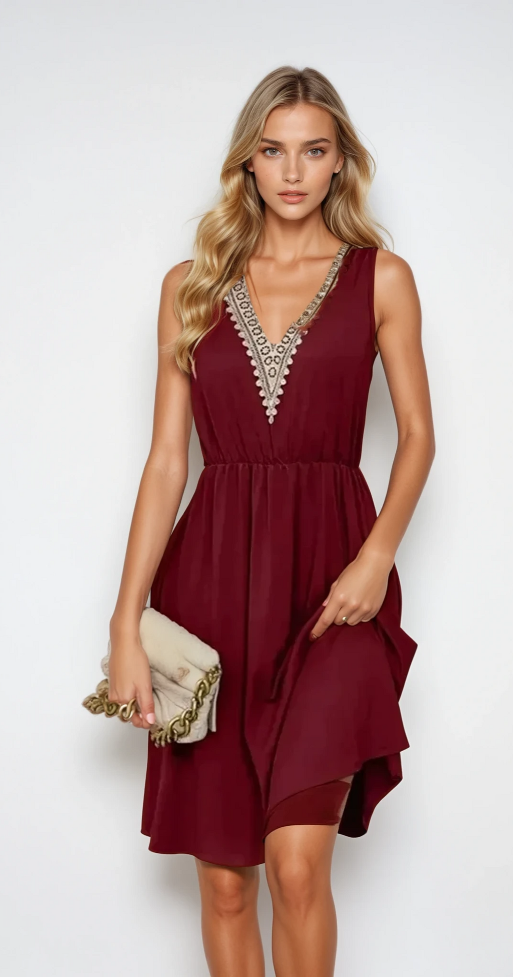 TARA – Leichtes Midi-Kleid für Lässige Anlässe