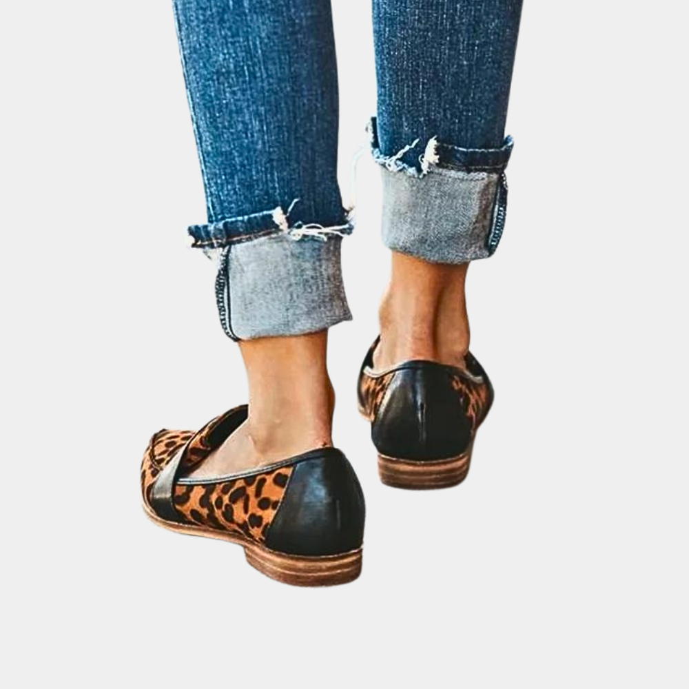 Damen Slip-On Lofters Spitz Zulaufend Glattes Wildleder Schwarz Größe 36-41-2