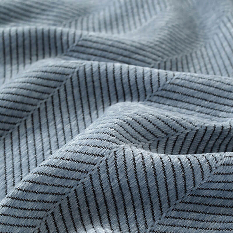 Chenille Kuscheldecke im Fischgrätmuster mit Quasten - Gemütliche Couchdecke in verschiedenen Größen verfügbar-5