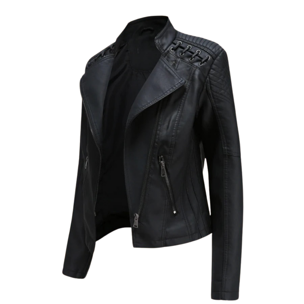 Elverem – Stylische Damen-Lederjacke