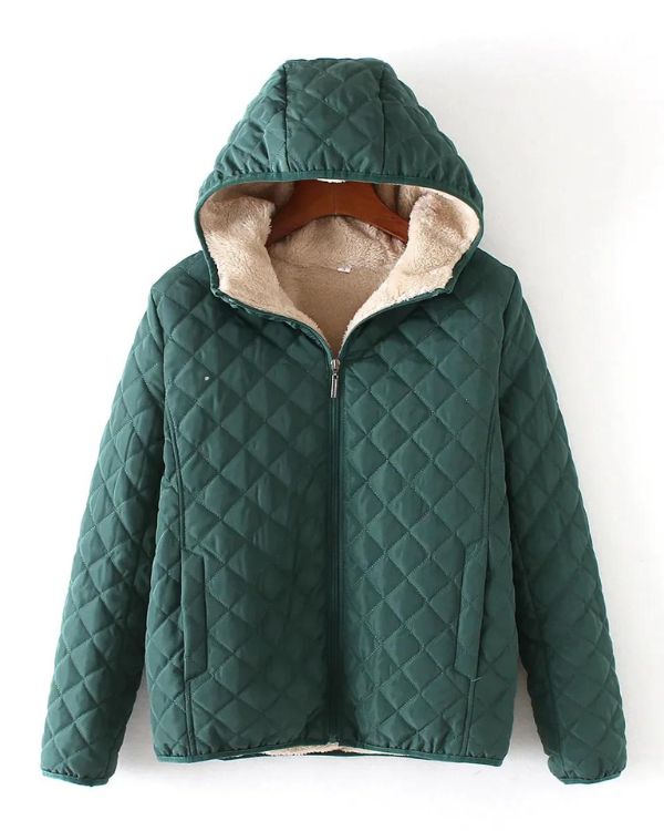 Armeegrüne Stylische Winterjacke
