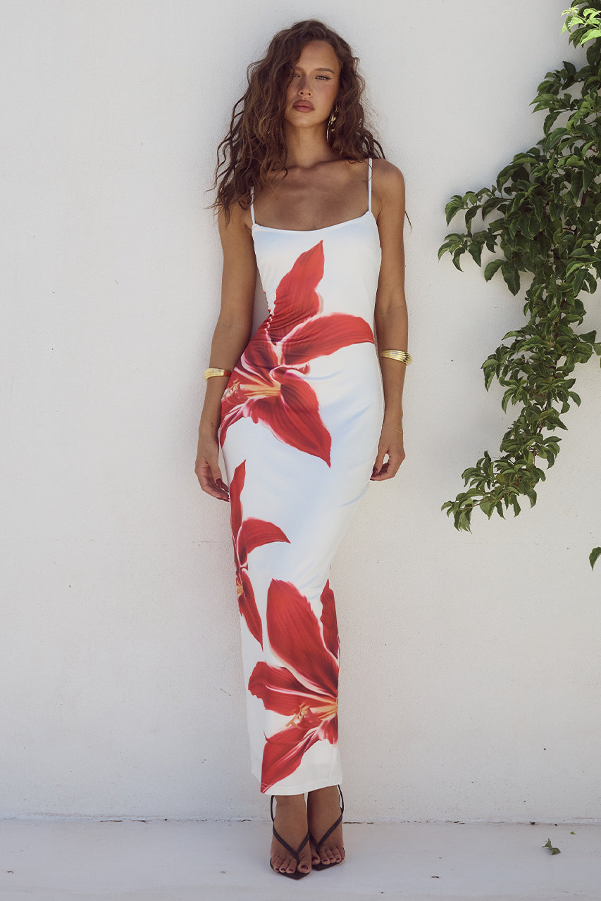 ARIA – Elegantes Blumenkleid aus leichtem Stoff