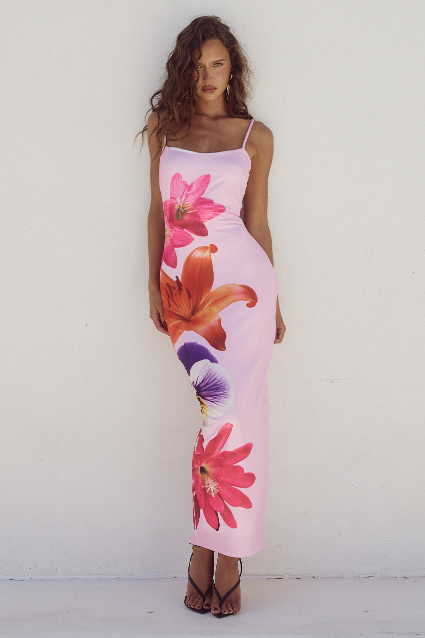 ARIA – Elegantes Blumenkleid aus leichtem Stoff