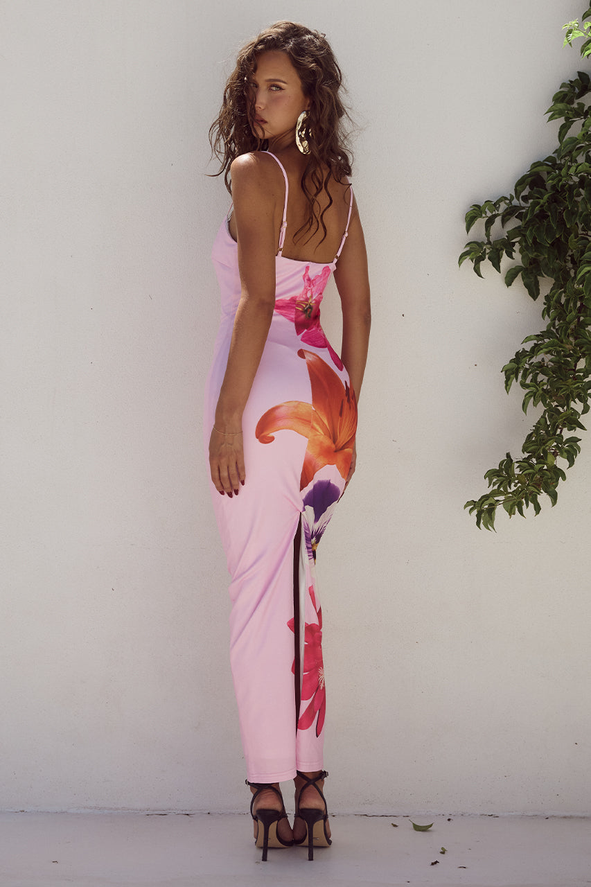 ARIA – Elegantes Blumenkleid aus leichtem Stoff