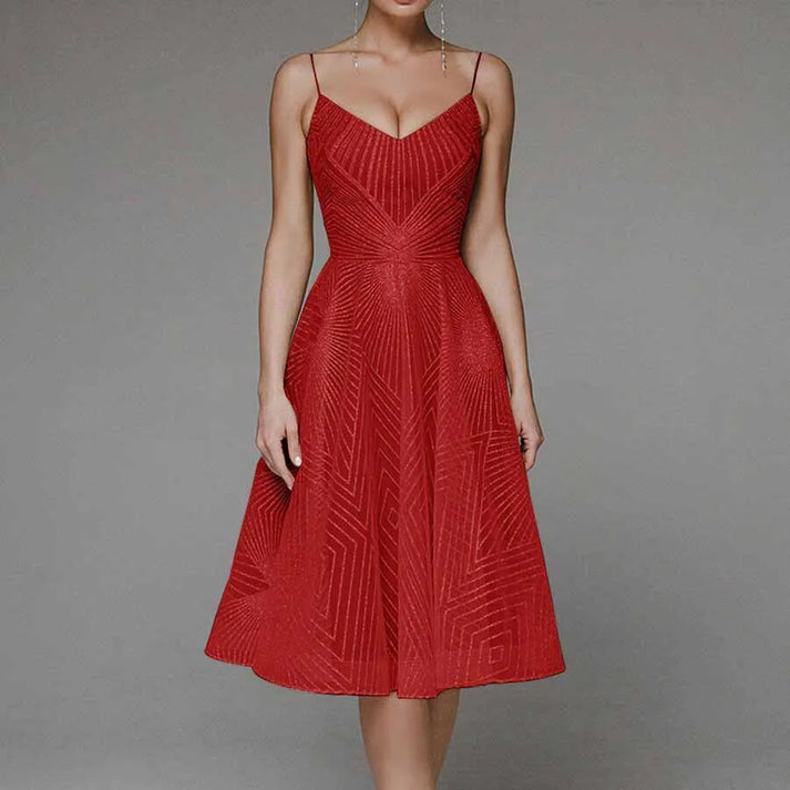 Loren – Elegantes Rückenfreies Kleid Für Stilvolle Auftritte