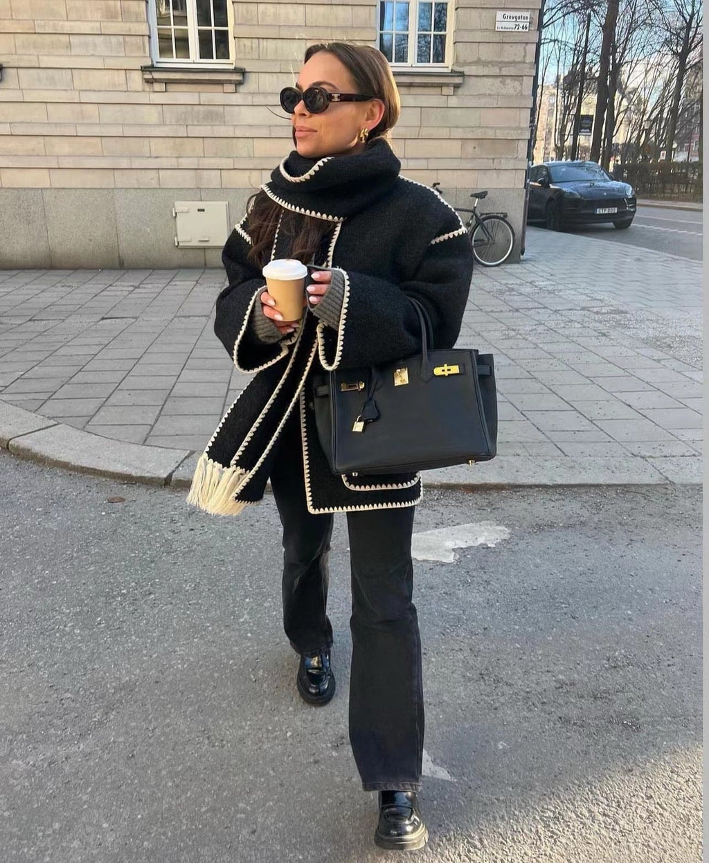 Viona - Bequeme Woll-Cape-Jacke