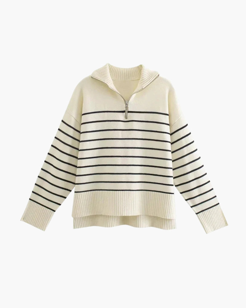 Chic – Eleganter Strickpullover Aus Hochwertiger Wolle Für Stilbewusste