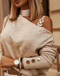 Sofia Venetti Uno - Eleganter Off-Shoulder Damenpullover