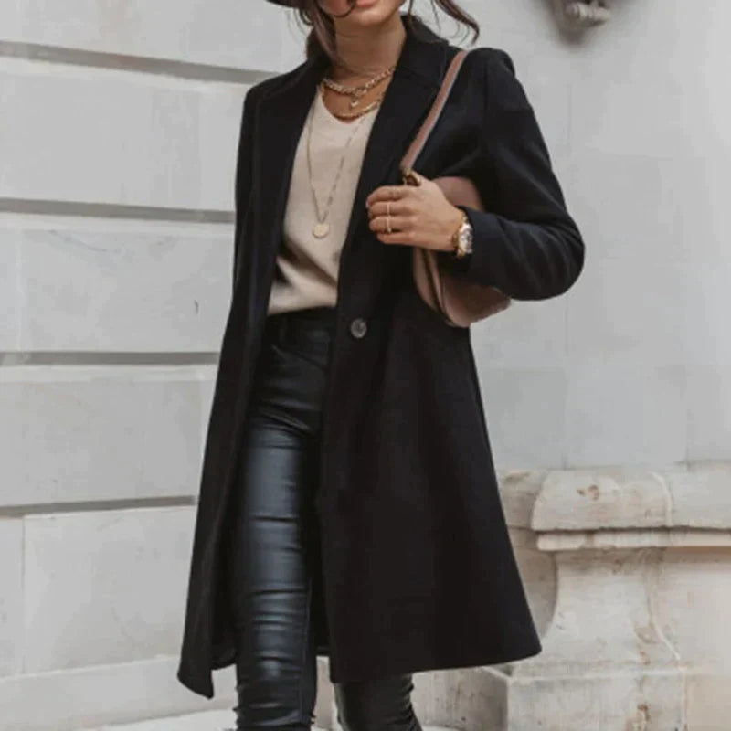 FlexiFit - Damen Lässiger Weiter Business-Mantel