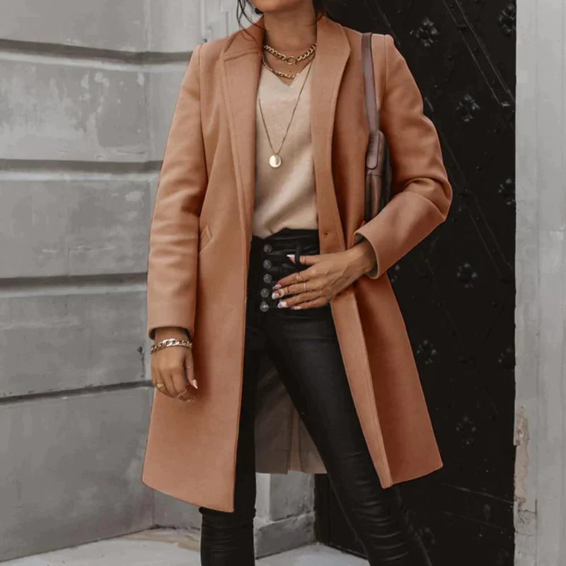 FlexiFit - Damen Lässiger Weiter Business-Mantel