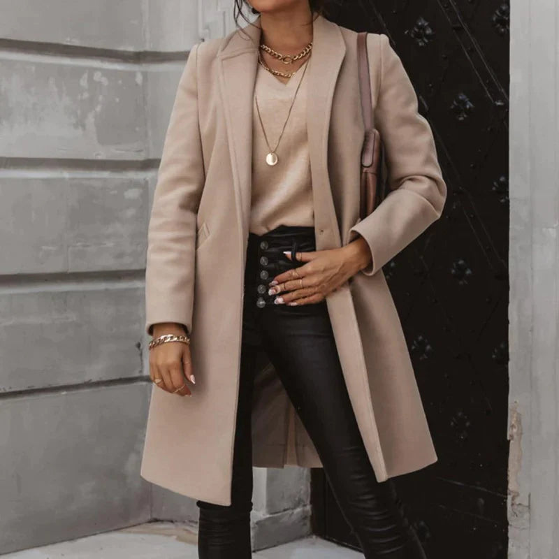 FlexiFit - Damen Lässiger Weiter Business-Mantel