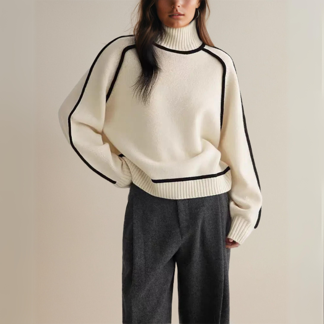 Claire – Eleganter Rollkragenpullover für Damen