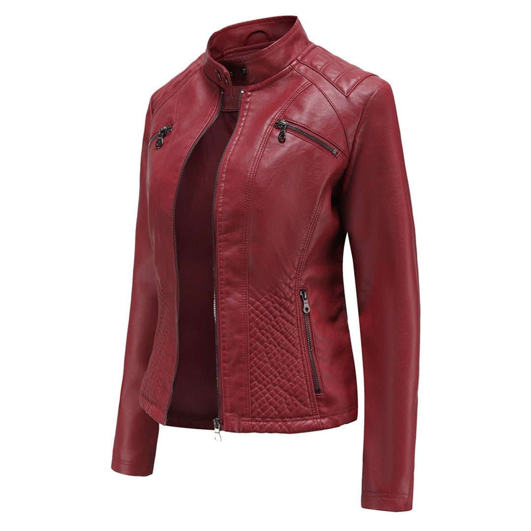 Ariana Elegante Frühlingsjacke aus Leder