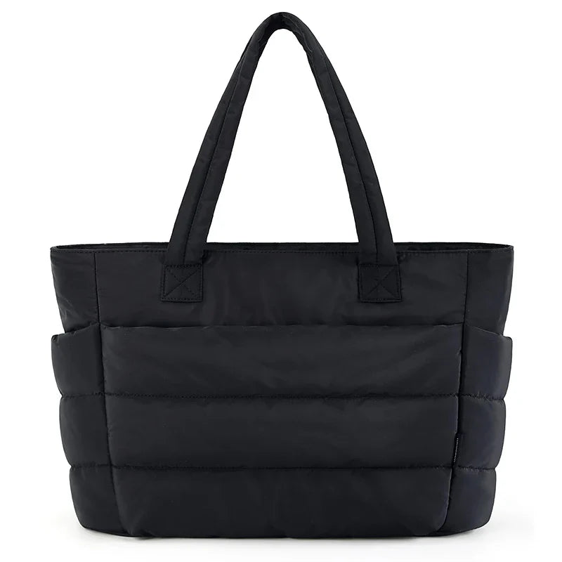 Variant image for Schultertasche Damen Große Gesteppt Baumwolle 15L Leicht für Arbeit Reisen Fitness-2