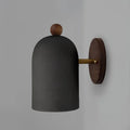 Wabi-Sabi Wandlampe aus Walnussholz - Elegante LED Wandleuchte für Wohnzimmer und Schlafzimmer, Energieeffizient und Modern-1