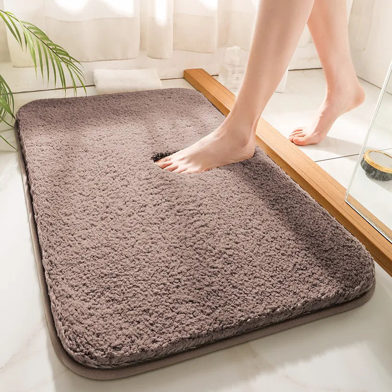 Luxus Badezimmerteppich Groß - Rutschfester, Super Dick und Weich, Hochdichte Mikrofaser, Elegante Farben für Ihr Badezimmer-4