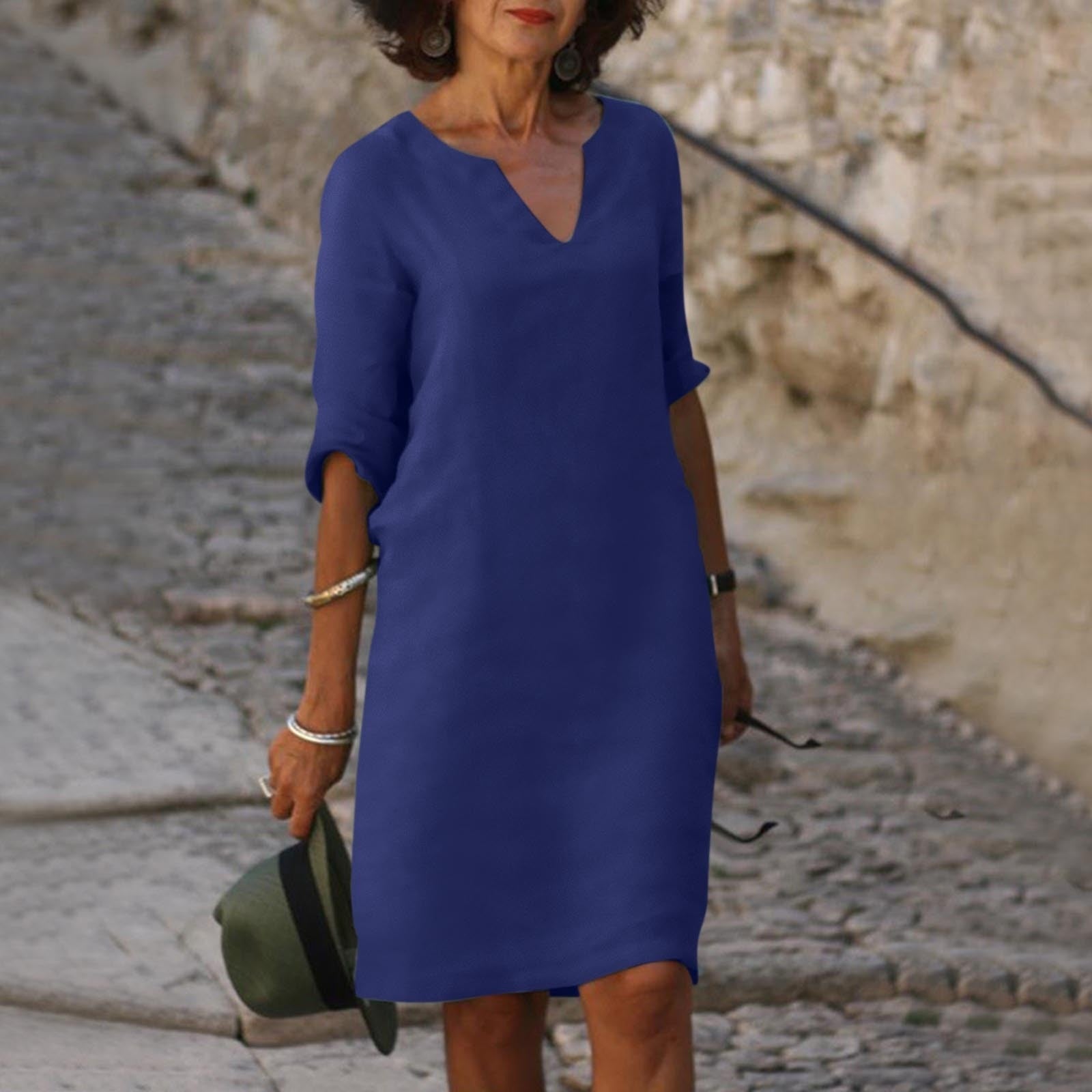 ISLA – Sommer Midikleid aus leichtem Baumwollmaterial