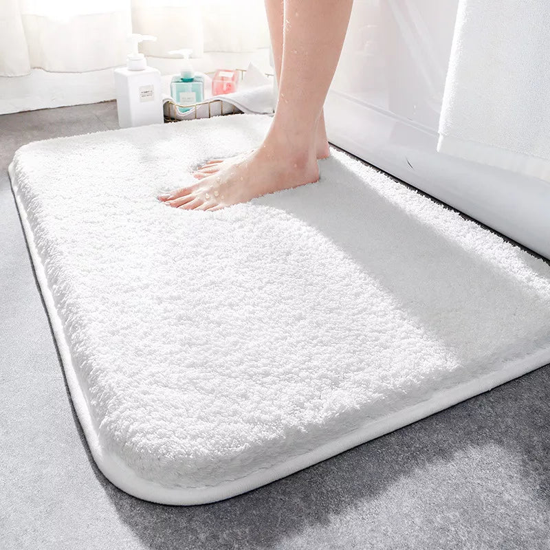 Luxus Badezimmerteppich Groß - Rutschfester, Super Dick und Weich, Hochdichte Mikrofaser, Elegante Farben für Ihr Badezimmer-3