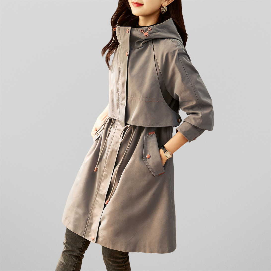 Crimson Elegance Damenjacke | Stilvolle Jacke mit funktionalen Details für jede Jahreszeit
