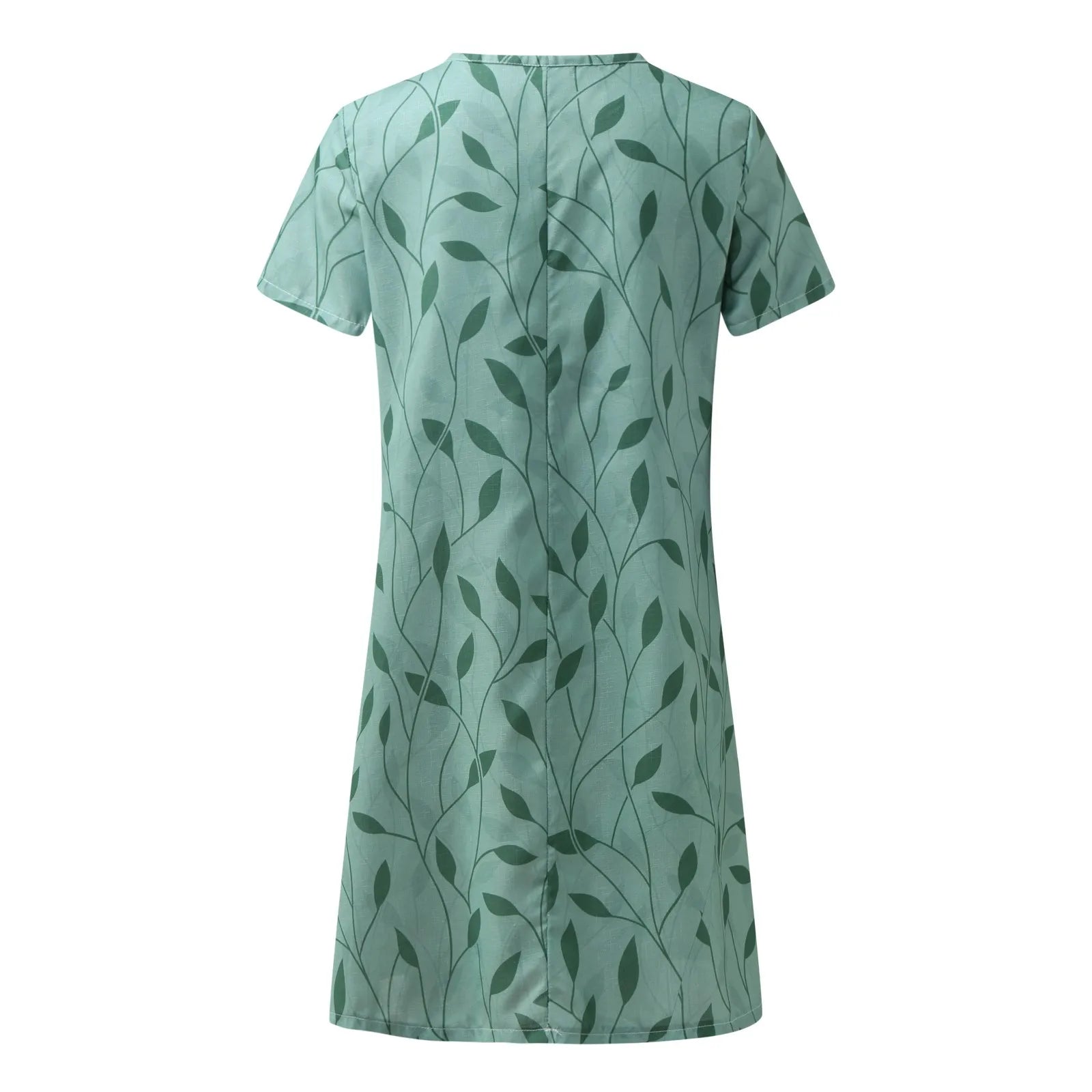 SERAPHINA – Elegantes V-Ausschnitt Sommerkleid aus Baumwolle