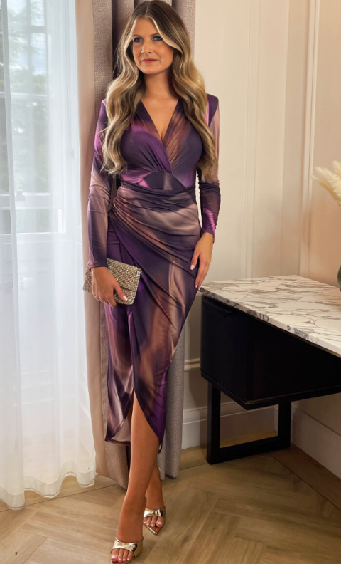 OLIVIA – Elegantes Blumenkleid aus leichtem Stoff für den Sommer