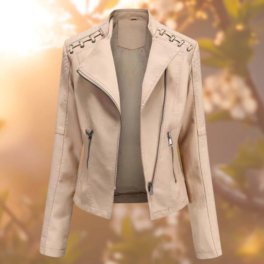 Elverem – Stylische Damen-Lederjacke