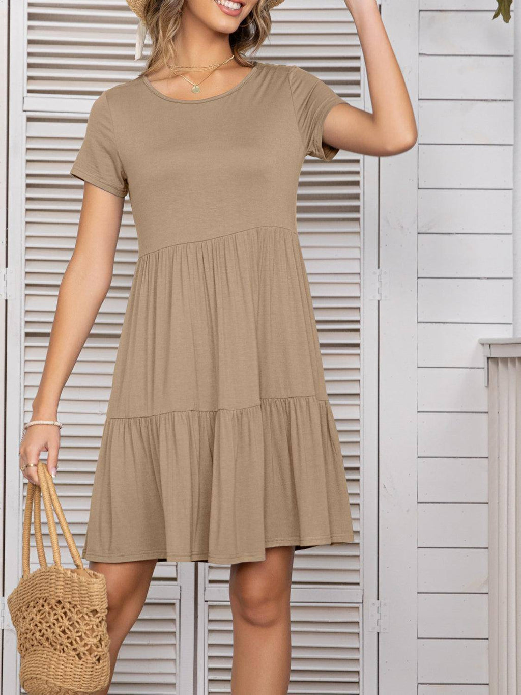 CLASSIC TEE MINI DRESS – Bequemes Sommerkleid aus Baumwolle