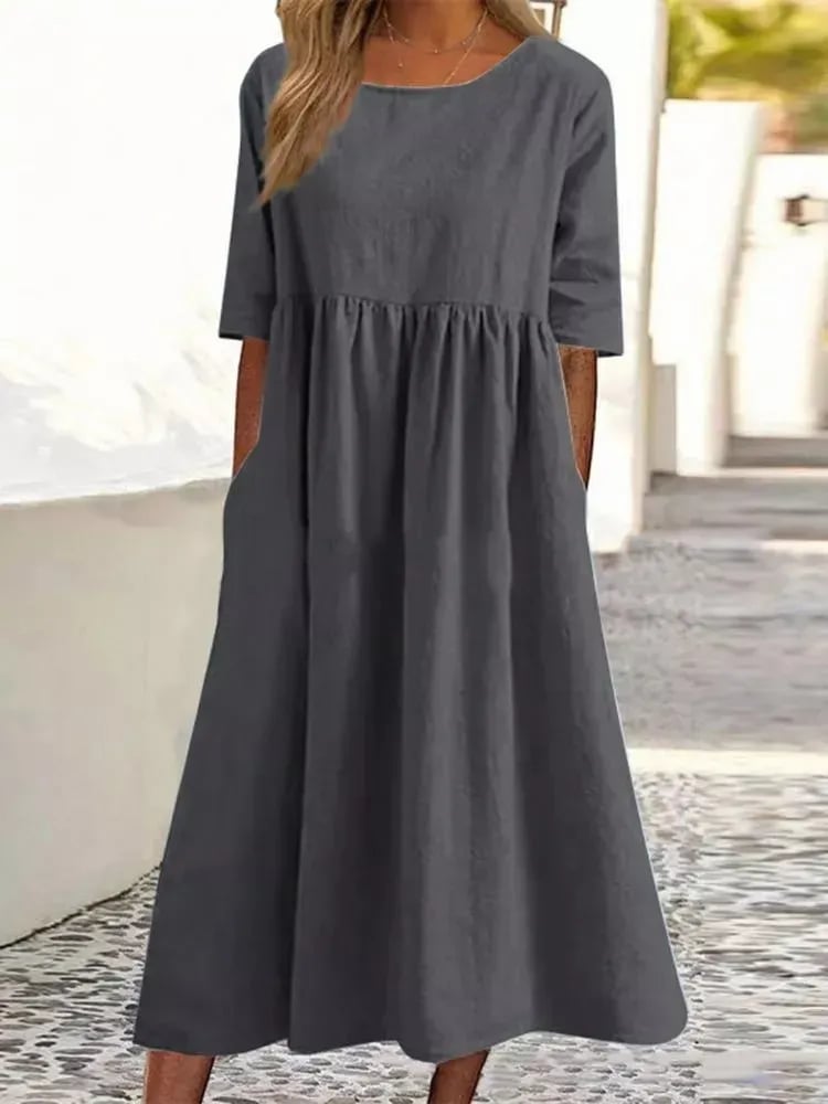 LILA – Leichtes Atmungsaktives Sommerkleid für Warme Tage