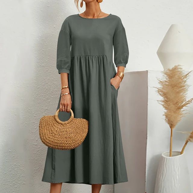 ARIZONA – Elegantes Midi-Kleid aus hochwertigem Stoff