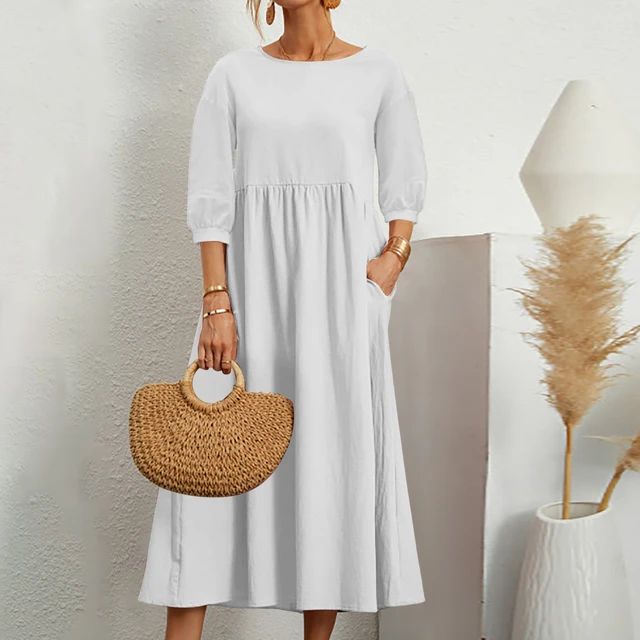 ARIZONA – Elegantes Midi-Kleid aus hochwertigem Stoff