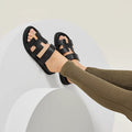 Damen Sandalen Italienisches Design Komfortabel Rutschfest Orthopädisch für Sommerschuhe-1