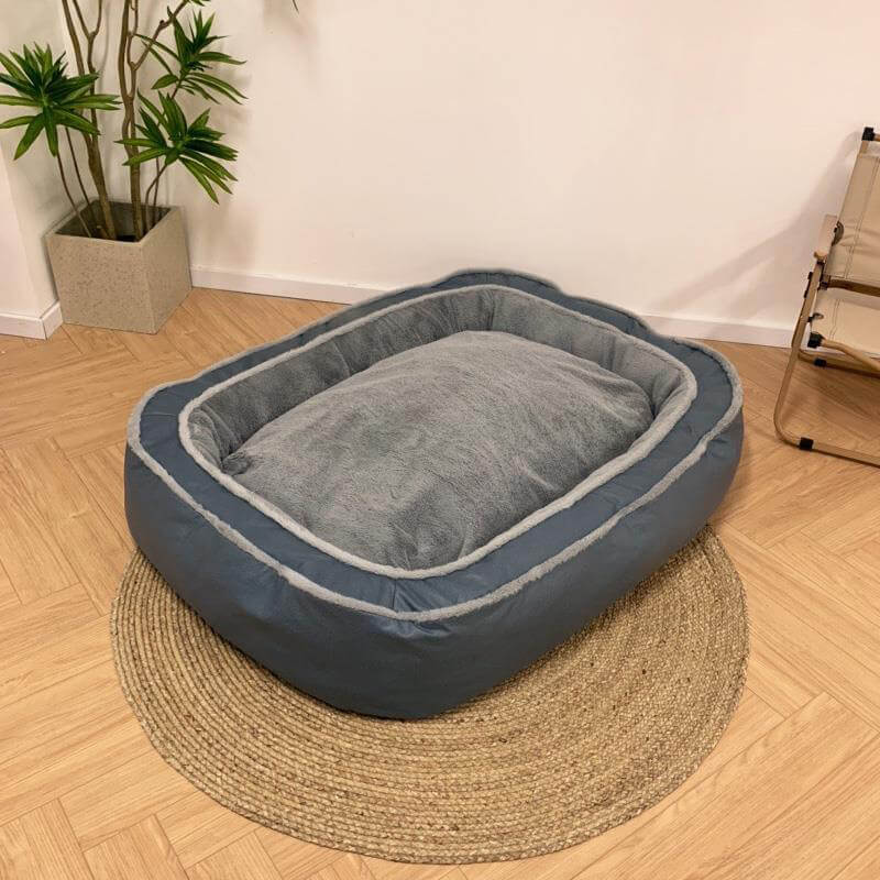 Orthopädisches Hundebett für Große Rassen, Waschbar, Plüsch, Geräumig, Komfortabel, Druckentlastend - Ideal für Hundekorb und Hundekissen-5