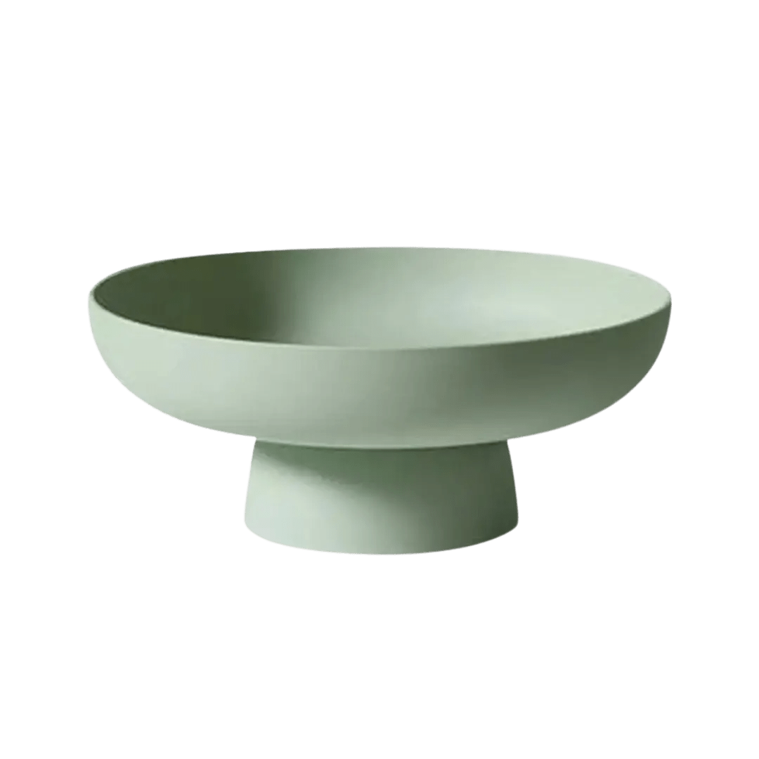 Vintage Servierschüssel aus Keramik im Retro-Design - 26 cm Ø für Salate, Snacks und Dekoration-3
