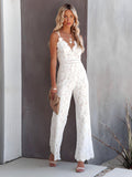 Bohemian-Inspirierter Jumpsuit Mit Weitem Bein