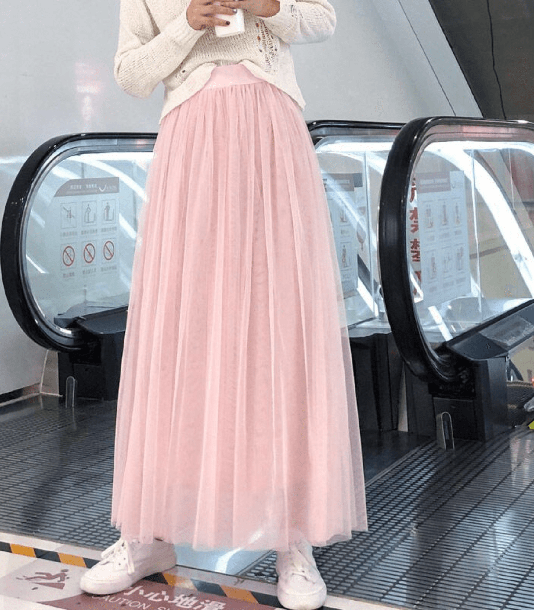 Variant image for Damenrock Knöchellang Hohe Taille Eleganter Schnitt Atmungsaktives Material-10