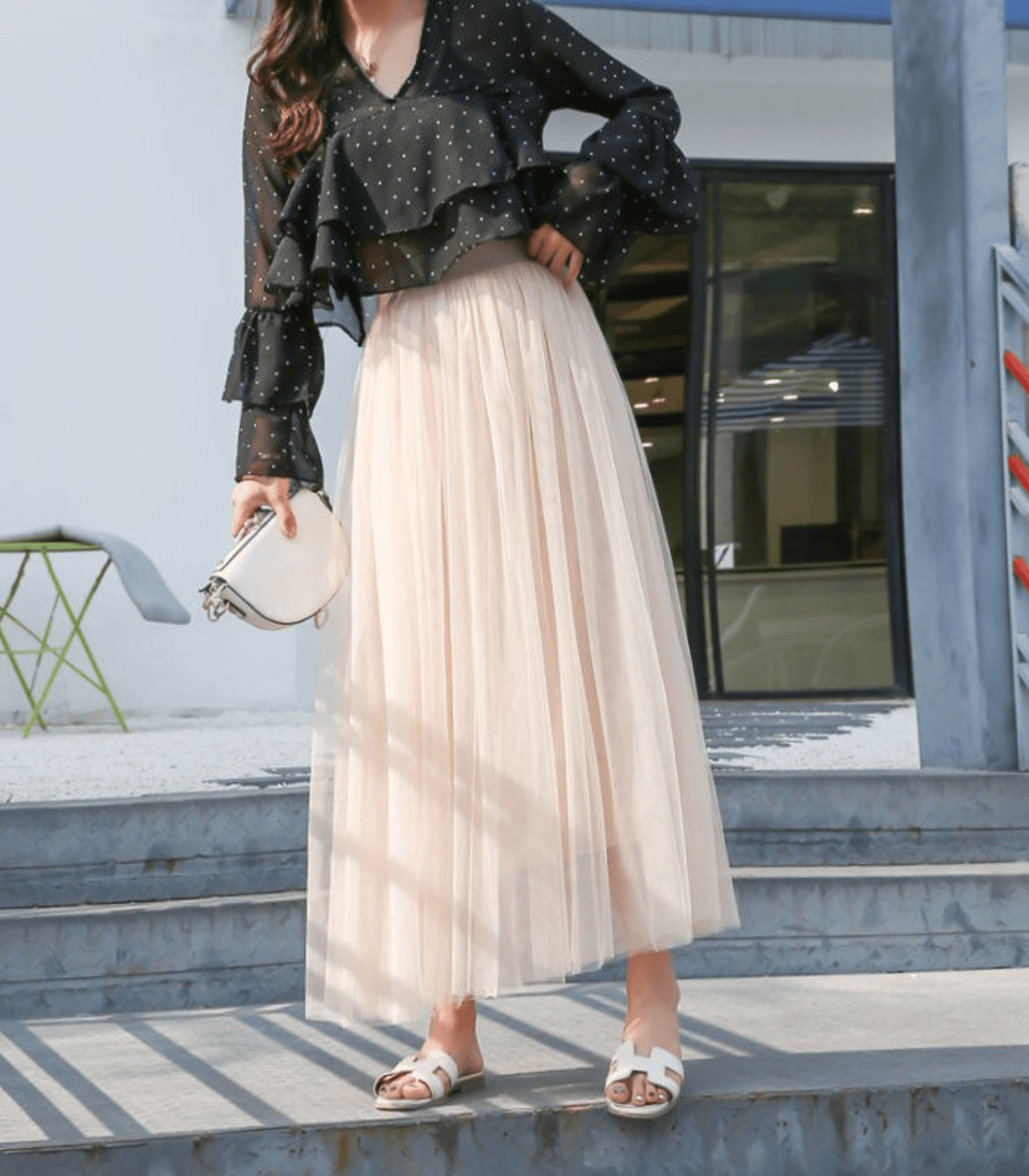 Damenrock Knöchellang Hohe Taille Eleganter Schnitt Atmungsaktives Material-6