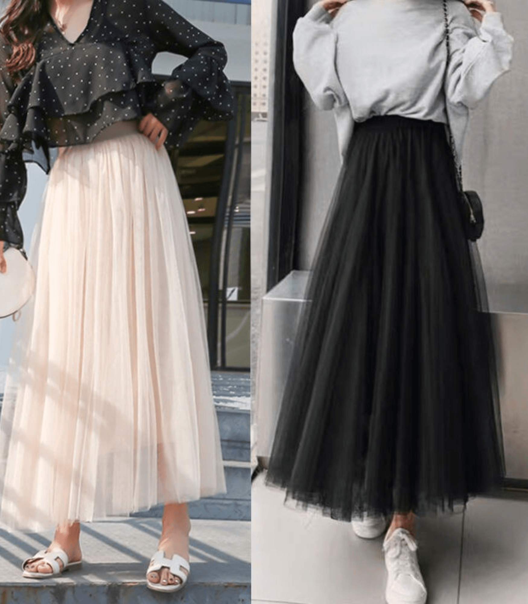 Damenrock Knöchellang Hohe Taille Eleganter Schnitt Atmungsaktives Material-3