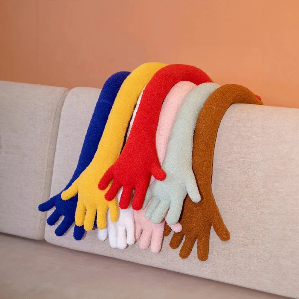 Langes Plüschkissen aus Samt mit PP-Baumwolle - Weiches Arm- und Handkissen in verschiedenen Farben, 80 cm und 160 cm-4