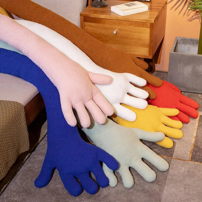 Langes Plüschkissen aus Samt mit PP-Baumwolle - Weiches Arm- und Handkissen in verschiedenen Farben, 80 cm und 160 cm-3