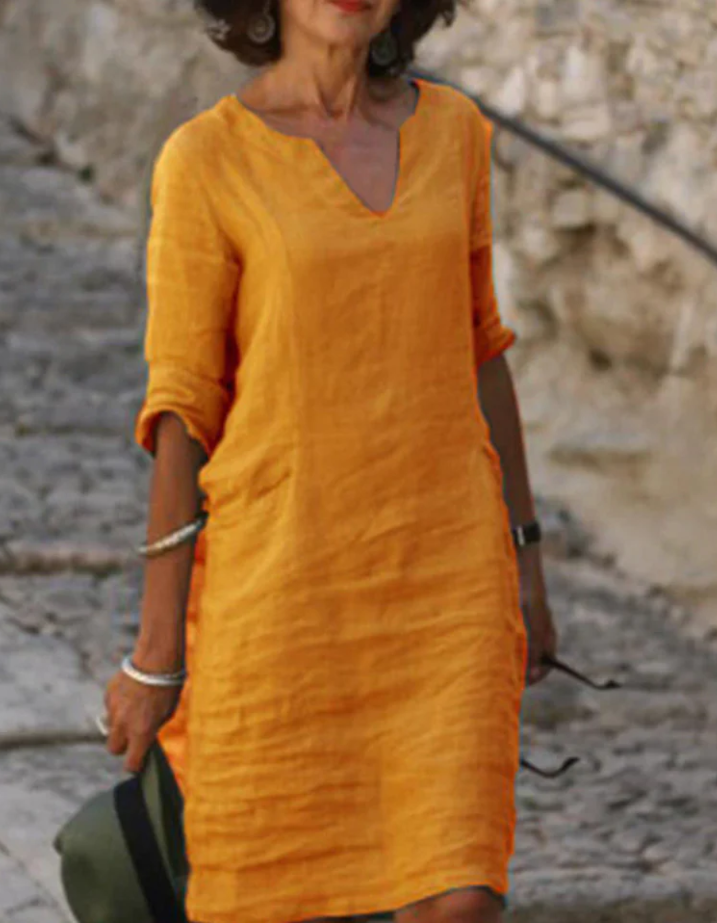 Variant image for Damen Kleid Mini Elegant Strand Sommer Stilvoll S-3XL Atmungsaktiver Stoff-25