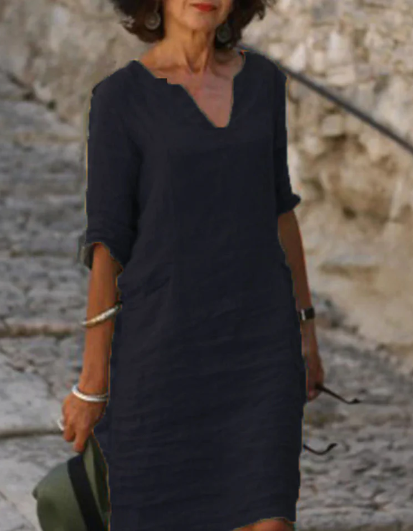 Variant image for Damen Kleid Mini Elegant Strand Sommer Stilvoll S-3XL Atmungsaktiver Stoff-37