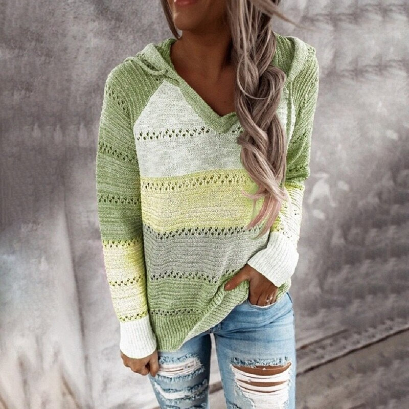 Coco - Bunte Strickjacke im Ibiza-Boho-Stil