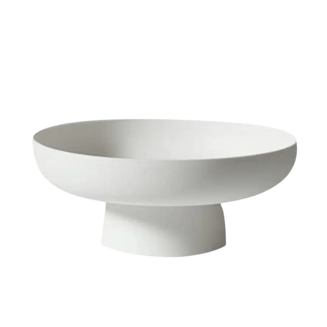Variant image for Vintage Servierschüssel aus Keramik im Retro-Design - 26 cm Ø für Salate, Snacks und Dekoration-2