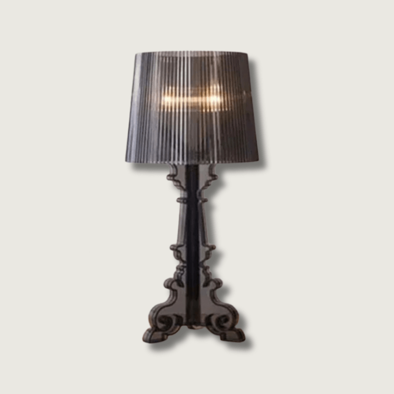 Burgundine Tischlampe mit Elegantem Design für Wohnzimmer und Schlafzimmer - Warmes Licht, Hochwertige Materialien, E27 Lampe-2